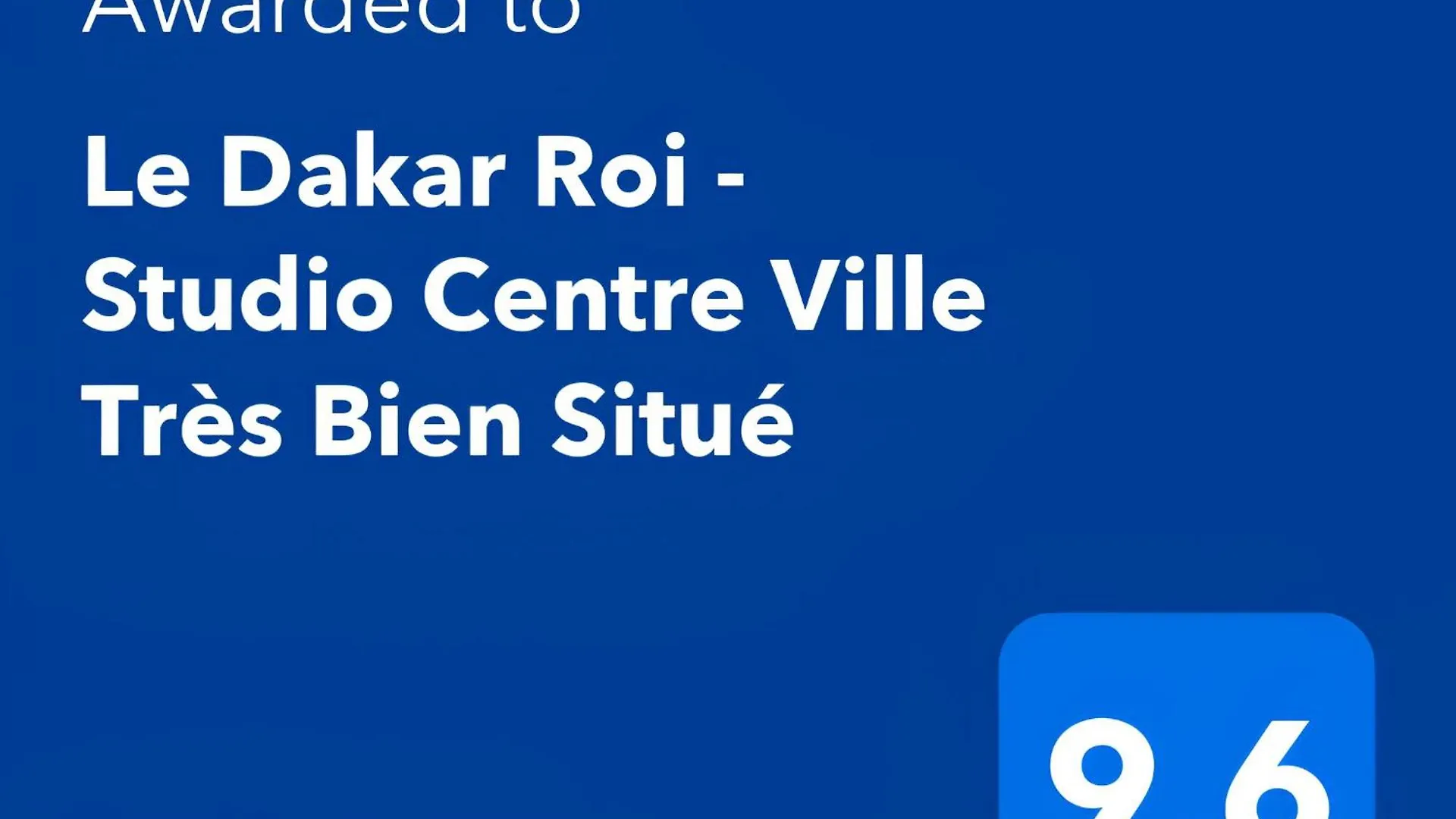 Le Dakar Roi - Studio Centre Ville Tres Bien Situe Senegal